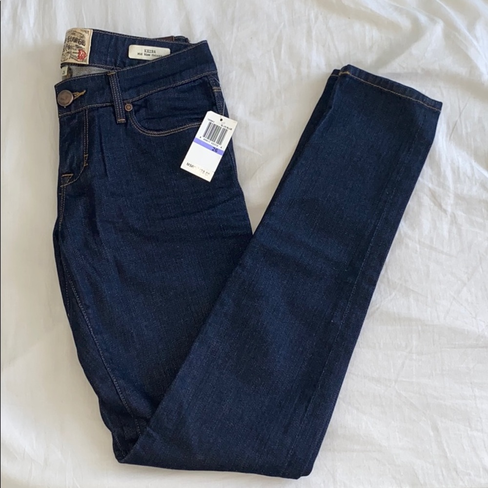 Dylan George & Co. Kiera Mid Rise Skinny Jean. 26